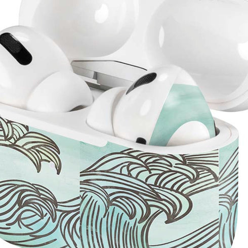 California Big Wave AirPods Skins